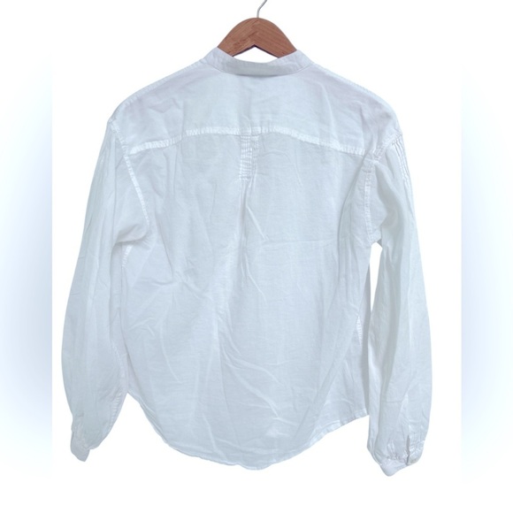 Lauren Ralph Lauren Women's Cotton Long Sleeve Blouse - Picture 3 of 6